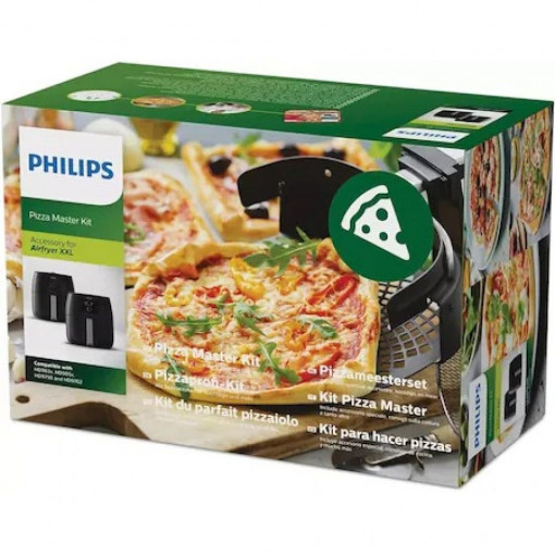 Tigaie tip gratar pizza pentru friteuza Philips AirFryer XXL, HD9953/00, Airfryer XXL HD963x Airfryer XXL HD965x