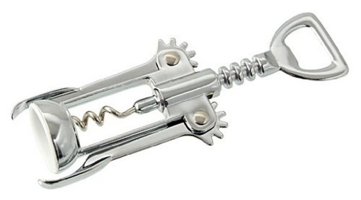 Tirbuson Fackelmann 49418 Cromat cu Deschizator de Sticle Integrat