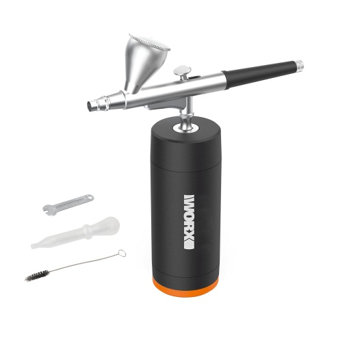 WORX Aerograf MakerX 20 V WORX PowerShare WX7429 - fara HUB si baterie si incarcator Negru