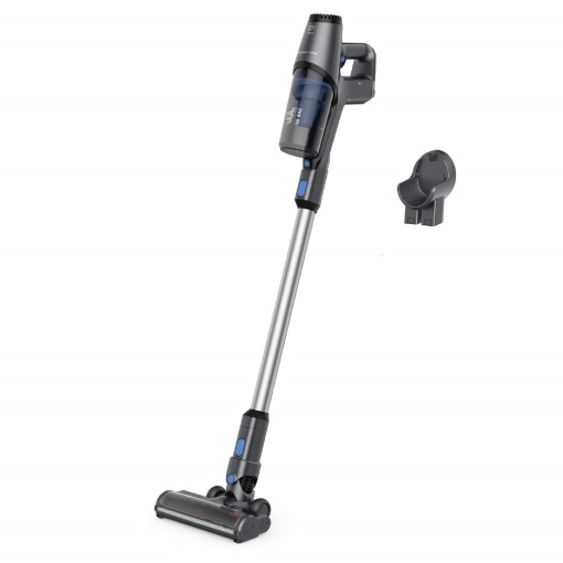 Aspirator fara fir Rowenta RH6921 X-Pert 3.60 | 45 de minute de rulare | Baterie litiu-ion | acces usor de la podea la tavan | Cap de aspiratie de inalta performanta cu lumina LED | Gri/Albastru