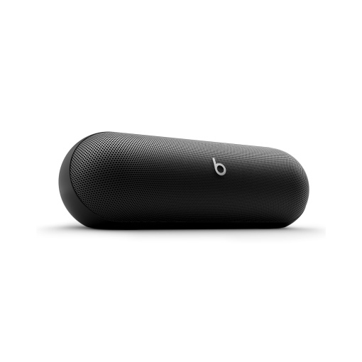 Beats Pill - Difuzoare Bluetooth wireless si incarcator portabil prin USB-C, durata de viata a bateriei de pana la 24 de ore, rezistent la apa IP67, compatibil cu Apple si Android - Negru mat