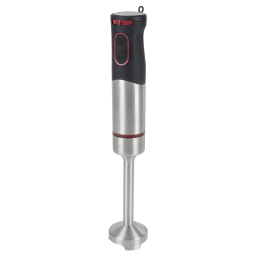 Blender de mana ProfiCook | Set 2 in 1 | Tel din otel inoxidabil | Ideal pentru smoothie-uri/cocktailuri/terci pentru bebelusi/smantana | cu multe accesorii | linistit | 1000 wati | Otel inoxidabil | PC-SMS 1226