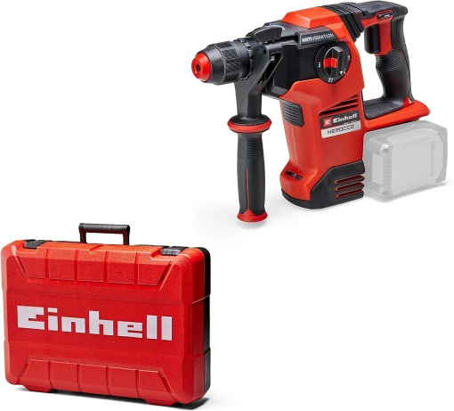 Ciocan rotopercutor cu acumulator Einhell Herocco 36/28 Power X-Change (Twin-Pack, gaurire/gaurire cu percutie/daltuire cu/fara fixare, 3,2 Joule, fara perii, SDS+, incl. E-Box, fara baterie/incarcator)