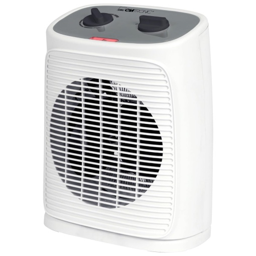 Clatronic(r) Ventilator Incalzitor cu functie ventilator | Incalzire electrica cu termostat continuu variabil si 2 niveluri de caldura | Incalzitoare radiante oscilante | Incalzitor pentru baie, bucatarie, garaj | HL 3800