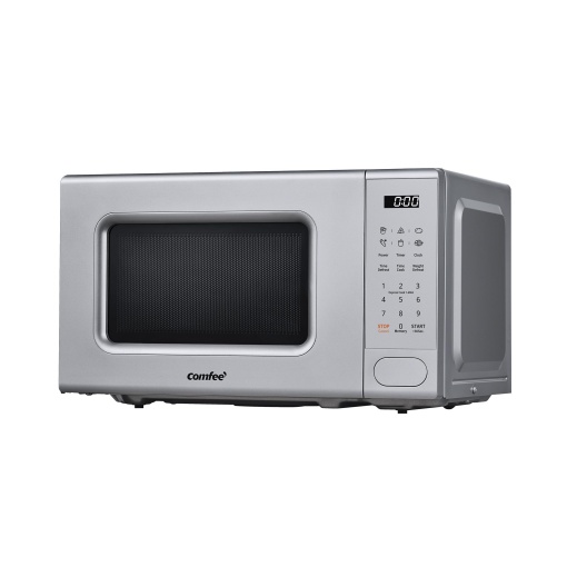Cuptor cu microunde digital COMFEE 700 W 20 L 6 meniuri presetate gatit expres 11 niveluri de putere dezghetare functie de memorie - gri - CM-E202CCGR