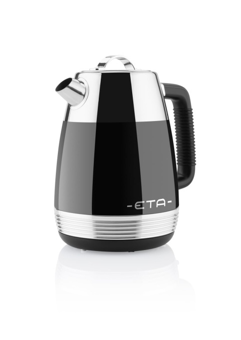 ETA Fierbator Storio I 2200 W I 17 l I Indicator nivel apa I Oprire automata I Blocare de siguranta I Conexiune centrala STRIX I Filtru ecran I Negru