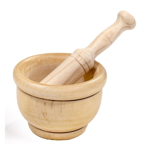 Fackelmann Morser 14cm Birkenholz pentru sosuri si condimente