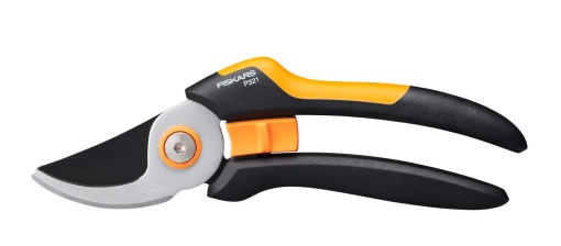 Foarfeca gradina Fiskars Solid P321 201 cm pentru ramuri proaspete negruportocaliu