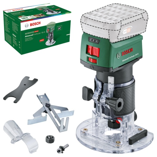 Freza de margini Bosch AdvancedTrimRouter 18V-8 Motor fara perii Greutate redusa