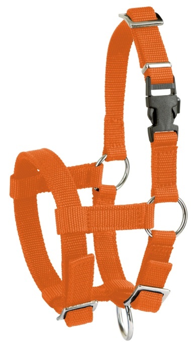 Halter Kerbl Alpaca reglabil - portocaliu dimensiuni 17 x 18 x 45 cm greutate 01 kg material 20 mm polipropilena 27190