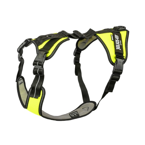 Hamul pentru caini Mantrailing Essential, marime: L-XL, Neon