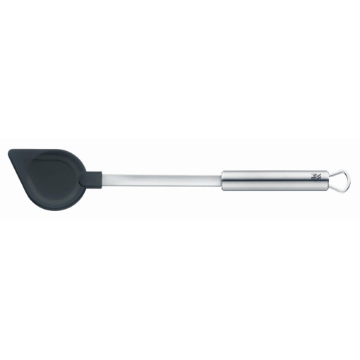 Lingura de gatit WMF Profi Plus 32 cm, otel inoxidabil Cromargan partial mat, silicon sigur pentru masina de spalat vase, rezistent la caldura pana la 200degC