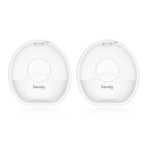 LIONELO MILKY SIMPLE Tava de scurgere a laptelui tavi pentru sani silicon fara BPA 2 bucati curatare usoara discreta practica reutilizabila colector d