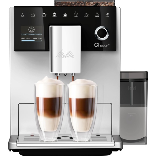 Melitta CI Touch - aparat de cafea complet automat cu sistem de lapte aparat de cafea cu rasnita de cafea integrata si spumant de lapte de exemplu esp