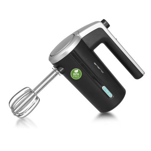 Mixer de mana fara fir EMERIO - 2 tije de agitare - 3 viteze - 2000mAh/7.4V - fara BPA - indicator de nivel al bateriei - cablu de incarcare USB - pana la 10 cicluri a 3 min - reincarcabil - HM-126681.1