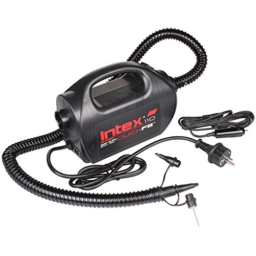 Pompa de umplere rapida Intex 230V/12V, 2 viteze, cablu de conectare pentru bricheta sau priza