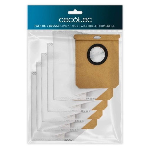 Sacii Cecotec pentru Conga 12090 Twice Roller HomeFill 5 bucati capacitate 2 litri igienici