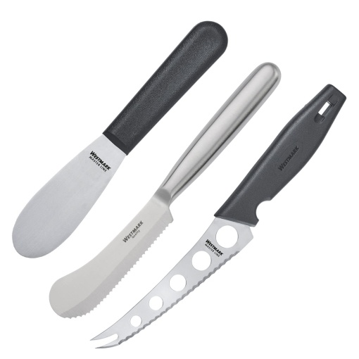 Set de cutite Westmark 135922E6 3 piese otel inoxidabil argintiunegru