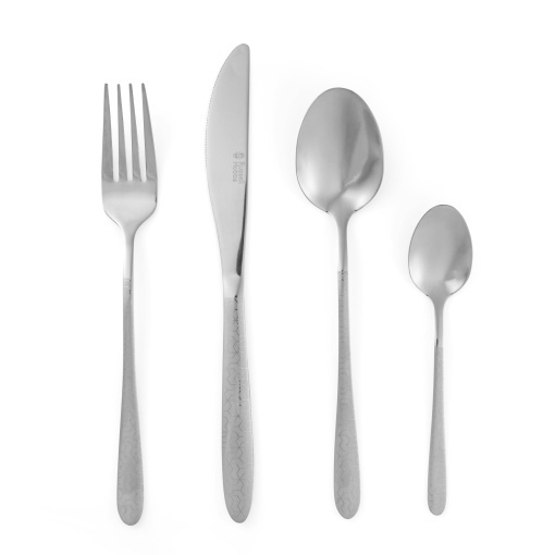 Set tacamuri Russell Hobbs RH01519EU 16 piese otel inoxidabil design geometric argintiu