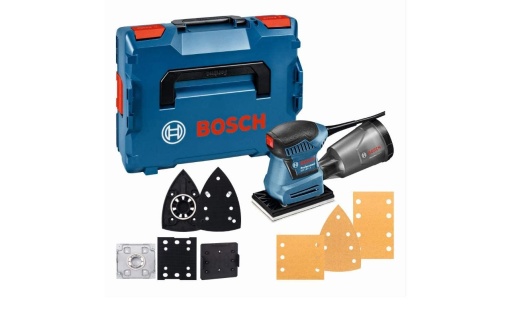 Slefuitor orbital profesional Bosch GSS 160-1 A Multi (putere 180 wati, cerc oscilant de 1,6 mm O, L-BOXX)