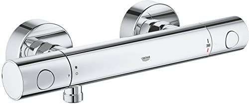 Termostat GROHE Precision Get Shower (anti-oparire, cu economie de apa, maner metalic ergonomic), crom, 34773000