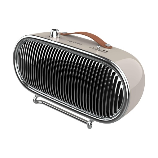 Termoventilator ceramic Cecotec pentru masa cu consum redus - ReadyWarm 1500 Ceramic Retro. 1500 W, design retro, termostat reglabil, 2 moduri, sistem de securitate triplu, pentru 15 m2, bej