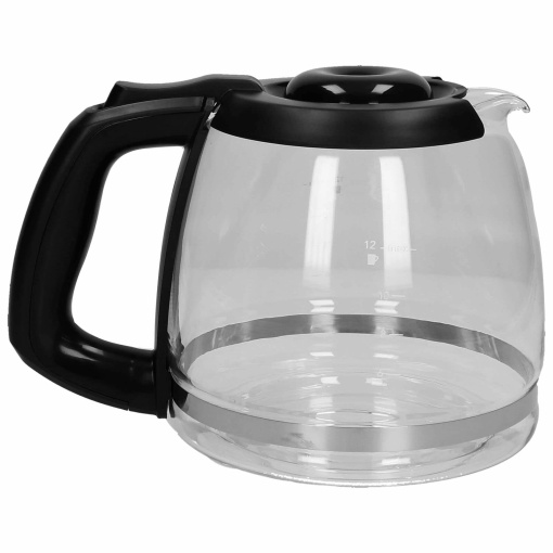 Ulcior de sticla de schimb Russell Hobbs [pentru aparat de cafea Grind & Brew Chester / Victory 22000-56] Pahar pentru filtru de cafea 200080, negru / alb