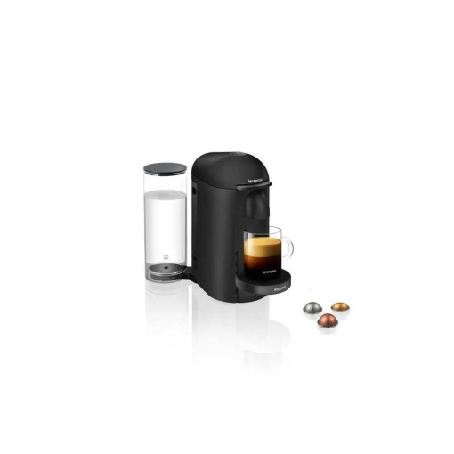 Aparat de capsule Nespresso Krups YY2778FD Vertuo pentru espresso sau cafea, 40 ml pana la 410 ml, covoras Titan noir
