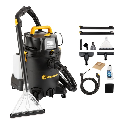 Aspirator de spalare Vacmaster VK1323PFR 1300W 23L 3-in-1 Aspirator uscat umed cu design cu rezervor dublu,Curatator de podea pentru covoare de podele dure,Masina de curatat covoarele