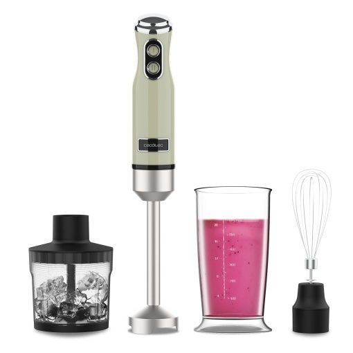 Blender Cecotec Power RetroGreen 1200MAX CreamCrush 1200W Tehnologie CrossBlades