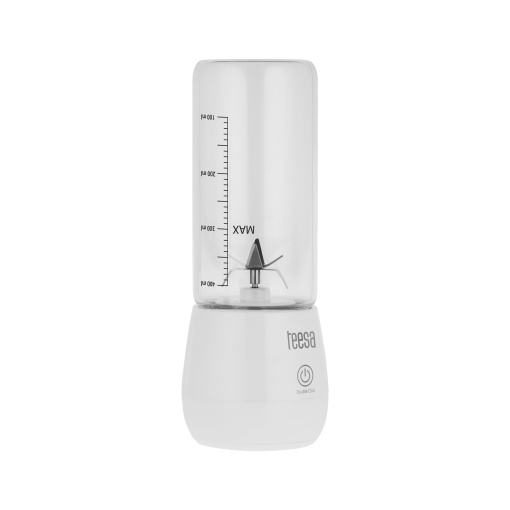 Blender fara fir Teesa TSA3543, pahar de sticla, 450 ml, putere 100 W, 6 lame din otel inoxidabil