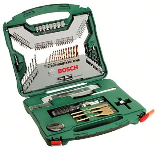 Bosch DIY 100buc. Set de masini de gaurit si surubelnite X-Line Titanium
