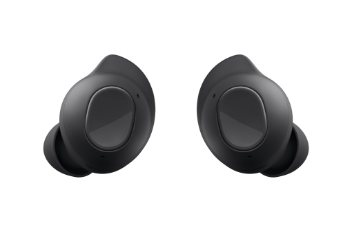 Casti Bluetooth fara fir Samsung Galaxy Buds FE incl. carcasa de fasole araree, anulare activa a zgomotului (ANC), 3 microfoane, control tactil, bas profund, cu cablu de incarcare, grafit [Exclusiv la Amazon]