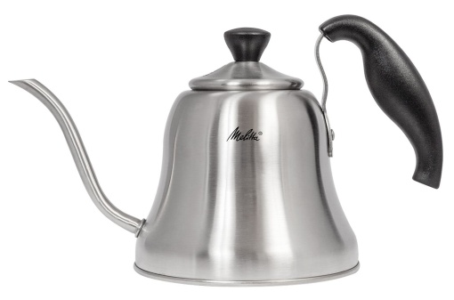 Ceainic manual Melitta cu gura de scurgere cu gat de gaina otel inoxidabil 07 litri 217649 argintiu