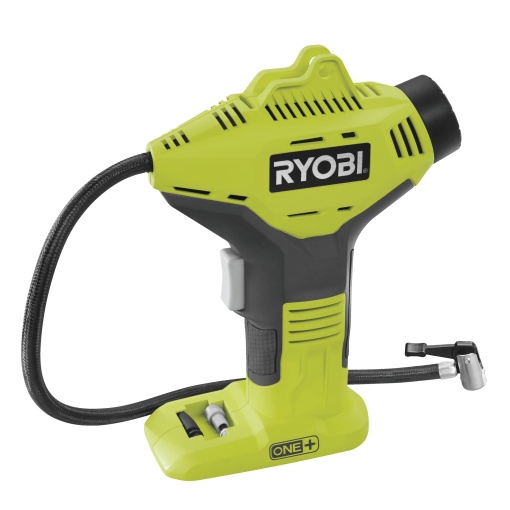 Compresor portabil Ryobi R18PI-0 ONE+ 18 V fara baterie si incarcator, Presiune maxima 10,3 bari, Compresor