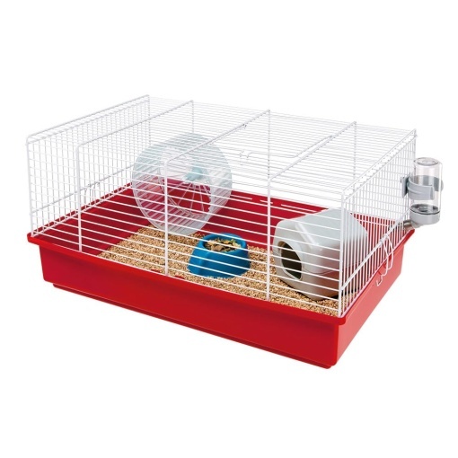 Cusca pentru hamsteri Ferplast cusca pentru rozatoare cusca pentru animale mici accesorii pentru hamster incluse 46 x 295 x h 23 cm Bianco