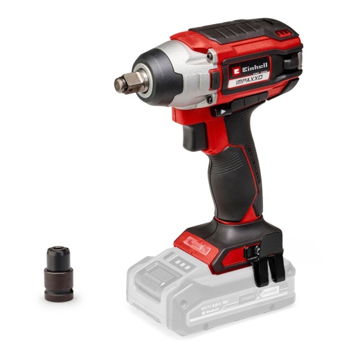 Einhell Cheie de impact cu acumulator IMPAXXO 18/230 Power X-Change (Li-Ion, 18 V, 230 Nm, motor fara perii, livrat fara baterie si incarcator)