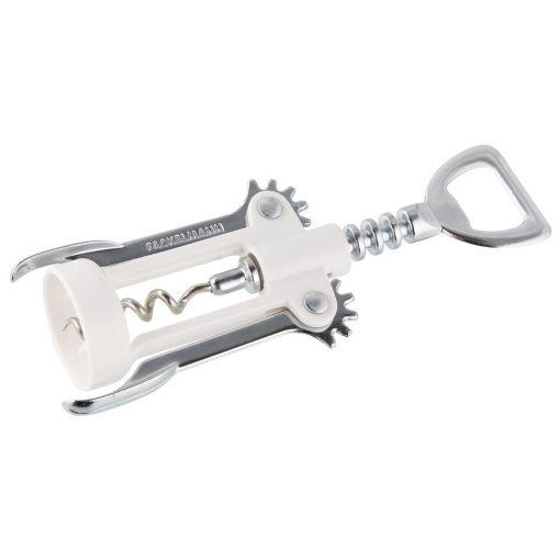 Fackelmann Korkenzieher 49786 Desfacator Sticle 2-in-1 AlbArgintiu 165cm