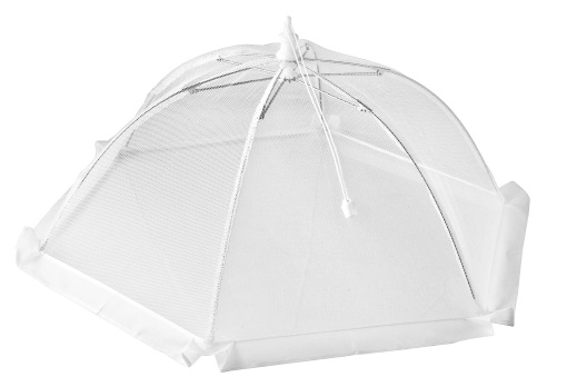 Fackelmann Speisehaube 41 cm Protectie Insecte Pliabila AlbGalben