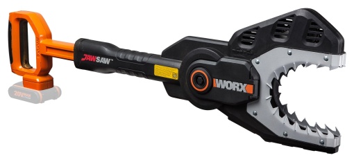 Ferastrau cu falci WORX WG329E.9 20V - pentru taierea in siguranta a crengilor - pe sol sau la inaltime - ferastrau de taiere cu lant inchis, dinti din otel si protectie de lant - fara baterie si incarcator
