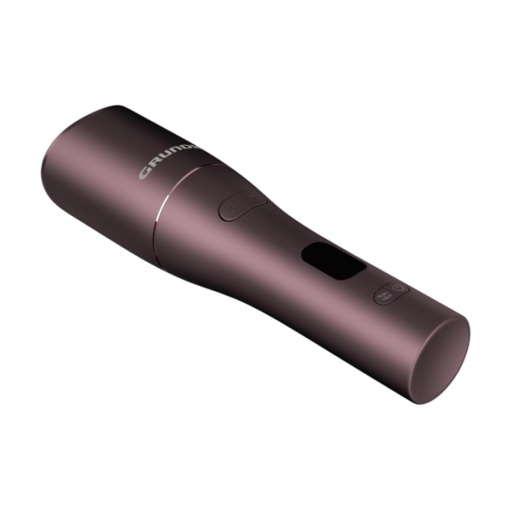 Grundig EasyCurl, ondulator automat, HS 6230, bucle mari si mici, par lung si scurt, fara fir, cu baterii, 3 setari de temperatura, acoperire ceramica, cronometru, LCD, violet