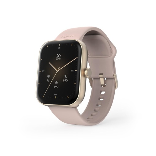 Hama Smartwatch (afisaj color 1.65", functie telefon, Whatsapp, e-mailuri etc., asistent vocal, rezistent la apa, tracker de fitness cu 100 de sporturi + ritm cardiac, oxigen din sange, calorii etc.) rose