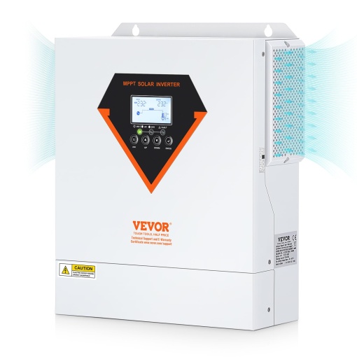 Invertor solar hibrid VEVOR 2-in-1 3500W Invertor solar 7000VA Afisaj LCD MPPT cu unda sinusoidala pura 3 moduri de incarcare incarcare solara incarca