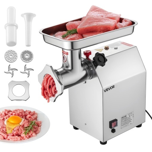 Masina de tocat carne VEVOR SXC-22 1100W Capacitate 417 kgmin Otel inoxidabil