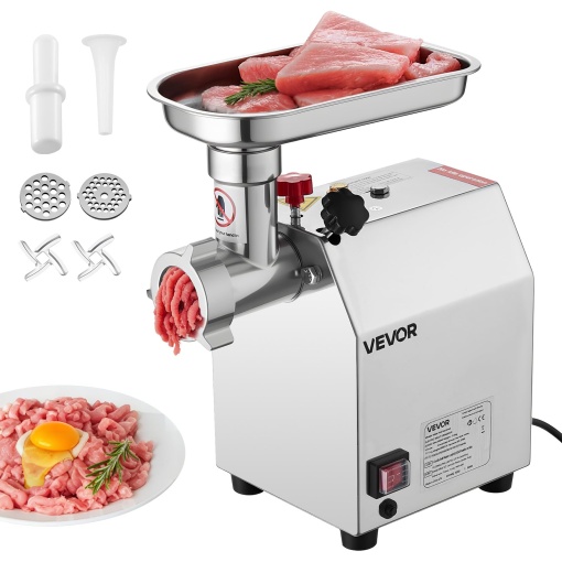 Masina de tocat VEVOR SXC-8 600W din inox multifunctional pentru carne si carnati