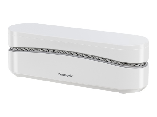 Panasonic KX-TGK320GW Design Telefon fara fir cu robot telefonic (telefon analogic (DECT), mod Eco-Plus, bloc apeluri, ceas cu alarma, monitor pentru copii) alb