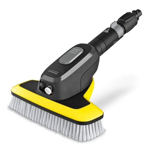 Perie de spalat Karcher WB 7 Plus 3 in 1, 3 functii: duza de spuma, duza de pulverizare plata de inalta presiune, perie moale, accesorii originale pentru aparatele de curatat cu inalta presiune Karcher K 2-K 7