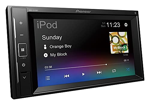 Pioneer DMH-A240BT, player multimedia 2-DIN, adancime scurta de instalare, ecran tactil ClearType de 6,2 inchi, conectivitate pentru smartphone, USB, Bluetooth, egalizator grafic cu 13 benzi