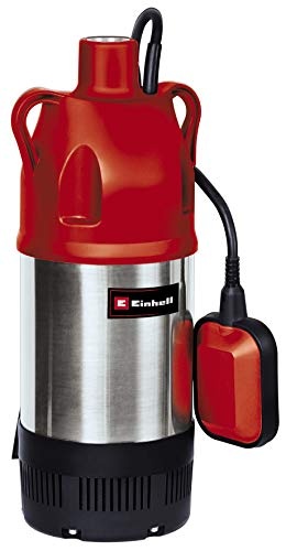 Pompa submersibila de presiune Einhell GC-PP 900 N (900 W, debit maxim 6.000 l/h, adancime maxima de imersie 7 m, carcasa din otel inoxidabil, intrerupator plutitor, 2 ochiuri de suspensie)