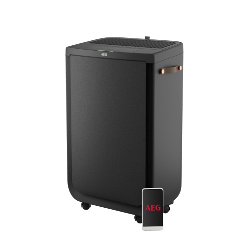 Purificator de aer si ventilator AEG APU72771DG PURE MULTI 7000 / 2 in 1 / filtre de pana la 99,97% / mod automat / afisare a calitatii aerului / filtru de particule ultrafin / control aplicatie / pana la 73 m2 / gri inchis
